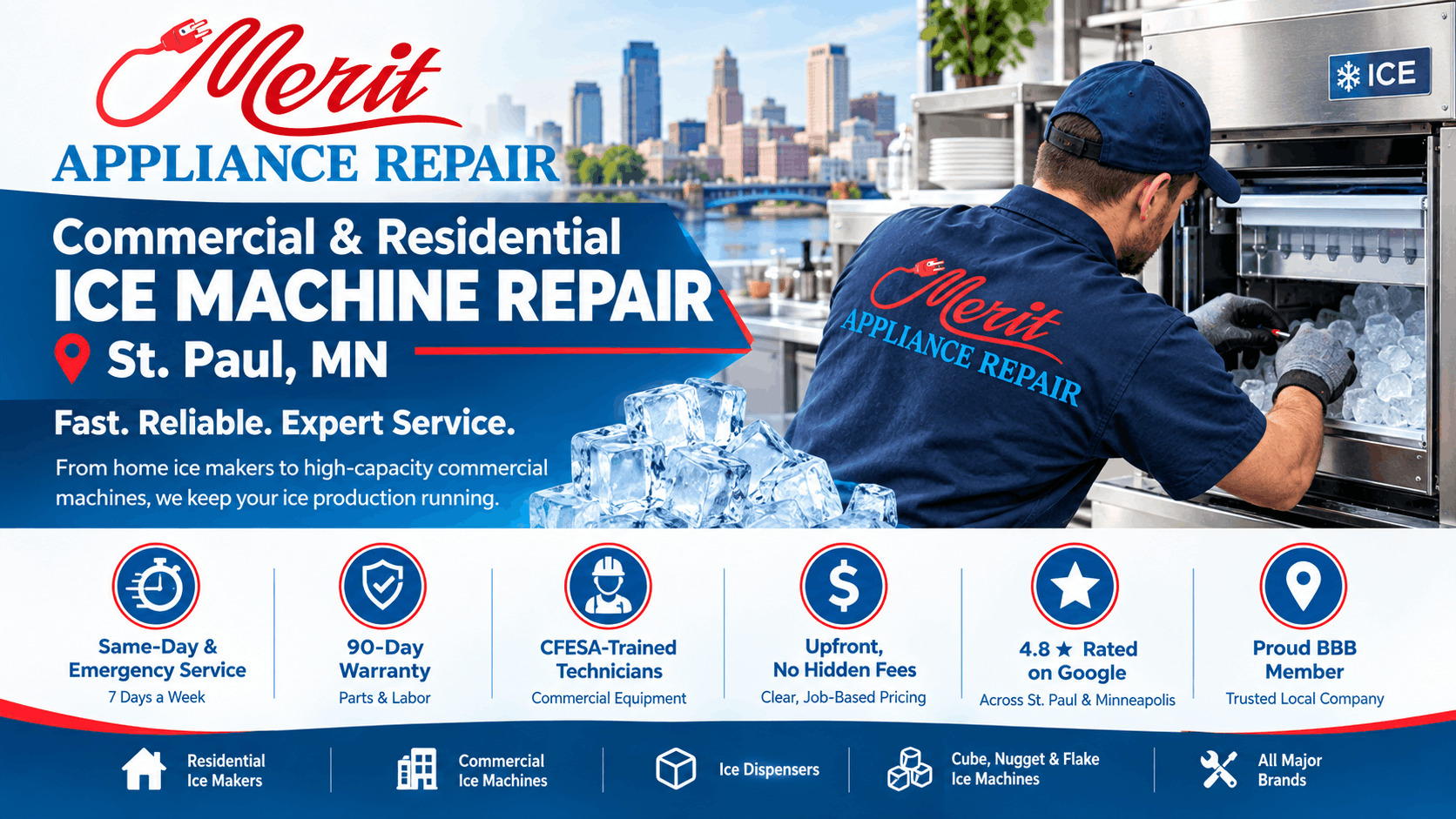 Commercial Ice Machine Repair St Paul MN